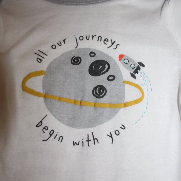 Gerber 3Pc Baby Explorer SS 2 Onesies® Bodysuits & Pants Multi Sizes - Picture 4 of 5